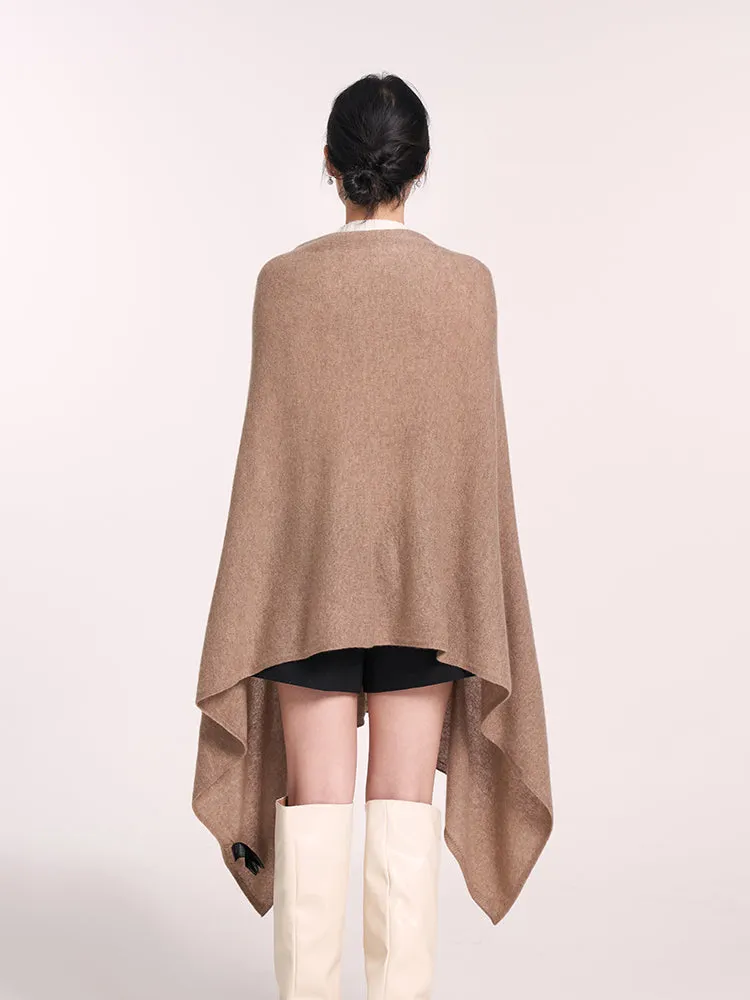 100% Cashmere Pullover Poncho Sweater sold by Goelia product image thumbnail 3