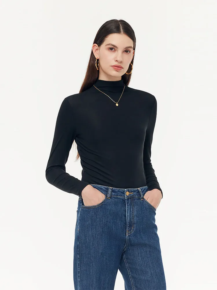 Tencel Stretch Women Knit Top sold by Goelia