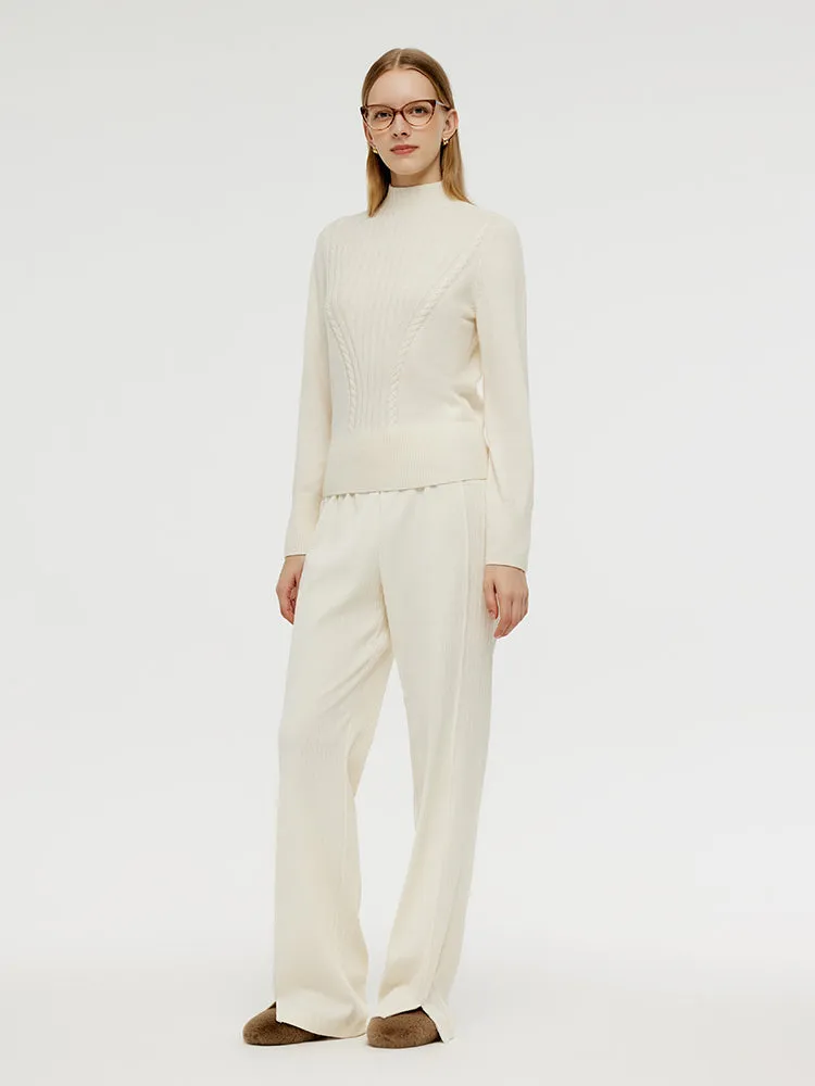 Wool Mock Neck Women Sweater sold by Goelia product image thumbnail 2