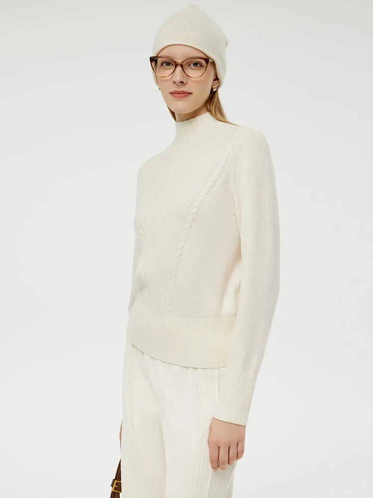 Wool Mock Neck Women Sweater sold by Goelia product image thumbnail 5