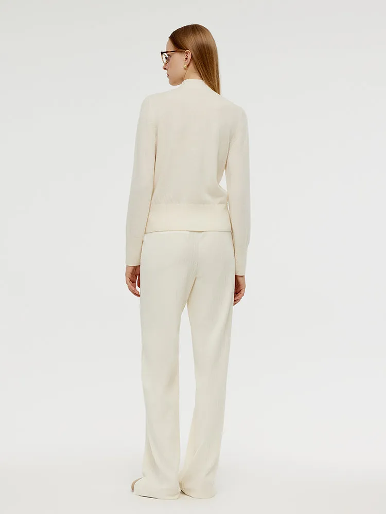 Wool Mock Neck Women Sweater sold by Goelia product image thumbnail 3