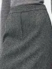 Washable Wool Women Column Midi Skirt sold by Goelia