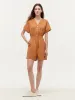 Cotton V-Neck Women Romper sold by Goelia