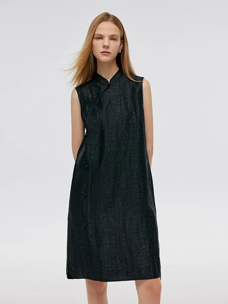 18 Momme Xiang Yun Silk Women Qipao Midi Dress sold by Goelia product image thumbnail 4