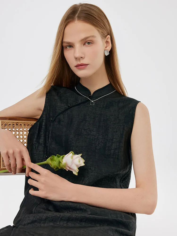 18 Momme Xiang Yun Silk Women Qipao Midi Dress sold by Goelia product image thumbnail 5