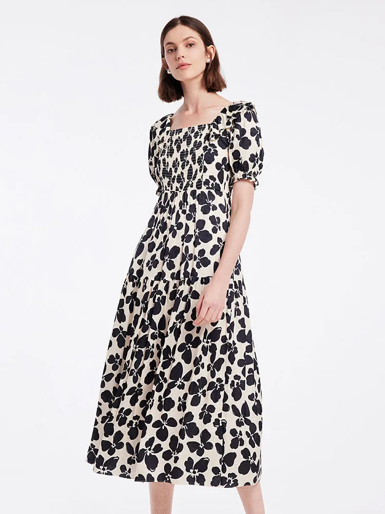 Off Shoulder Floral Maxi Dress sold by Goelia product image thumbnail 2