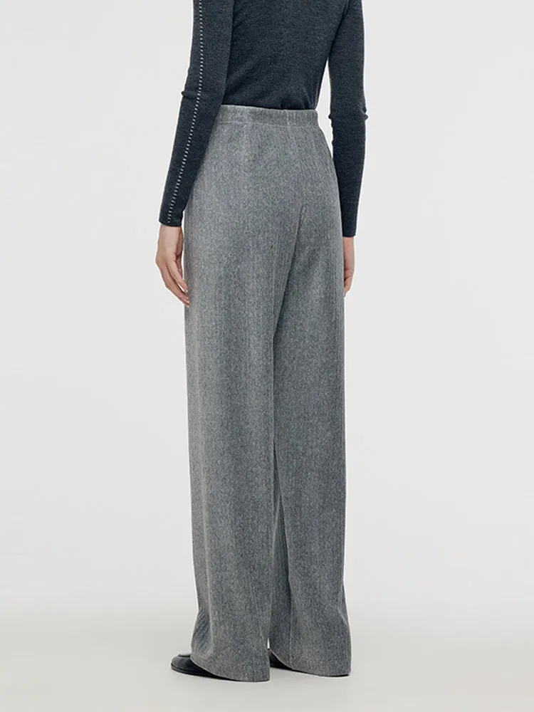 Elastic Waist Knitted Women Full Length Pants sold by Goelia product image thumbnail 3