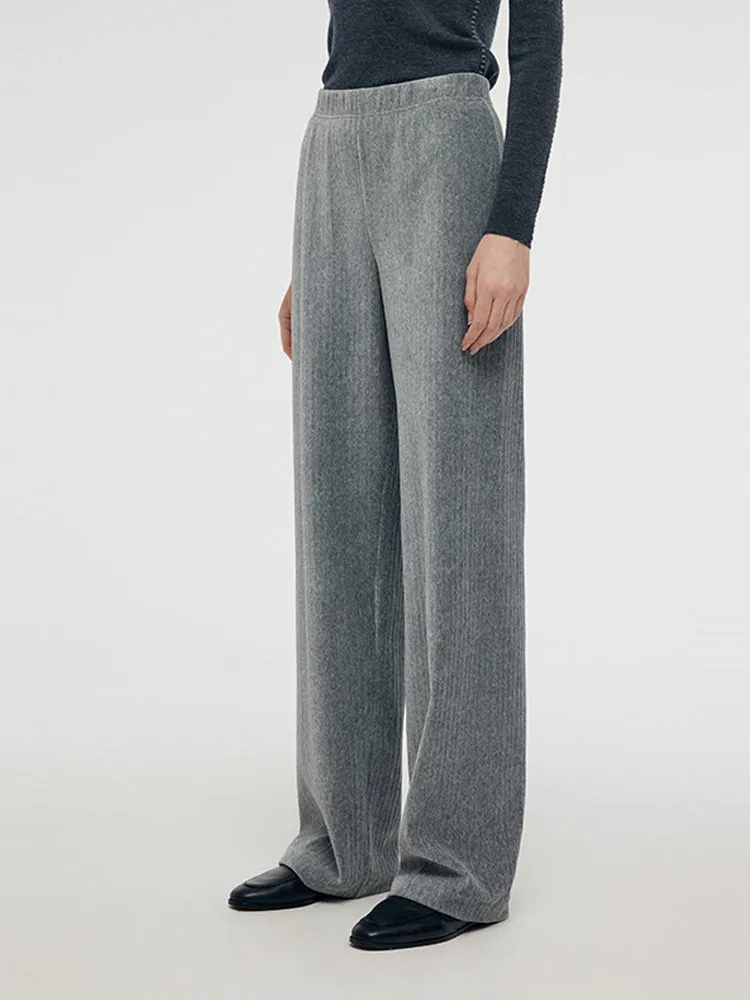 Elastic Waist Knitted Women Full Length Pants sold by Goelia product image thumbnail 4