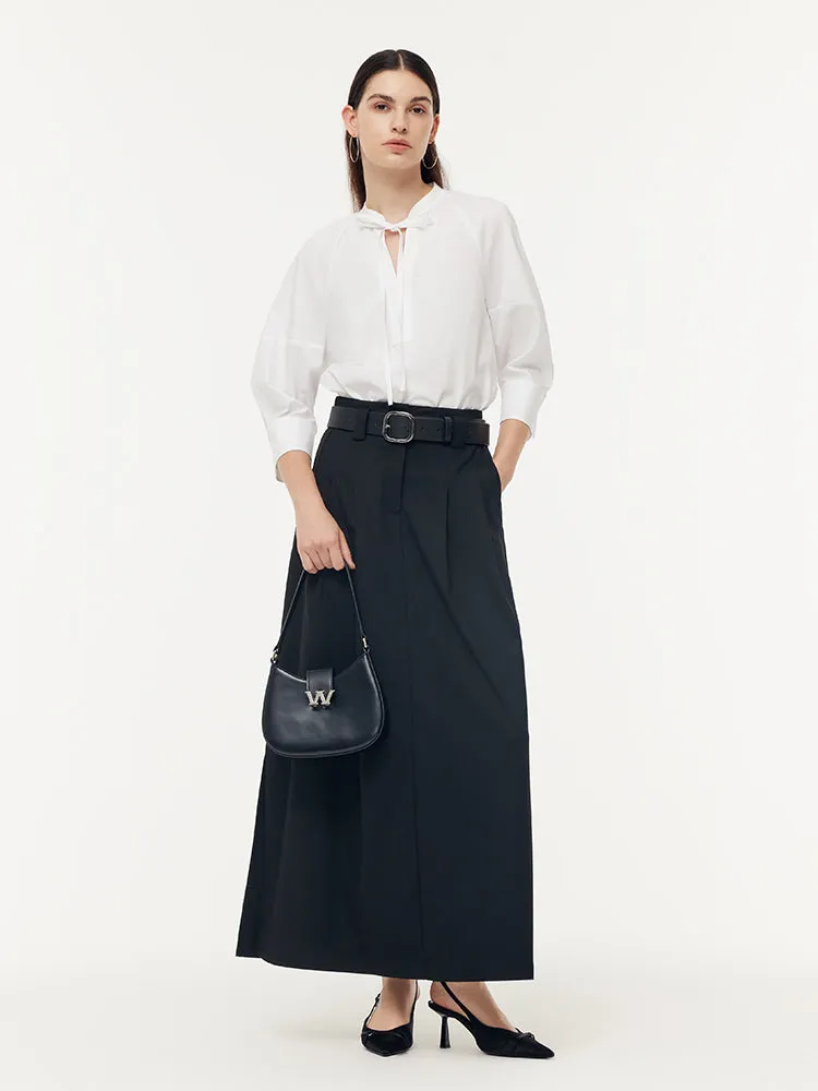 Cotton Tie Front Women Blouse sold by Goelia product image thumbnail 3