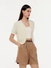 V-Neck Button Down Women Knit Cardigan sold by Goelia