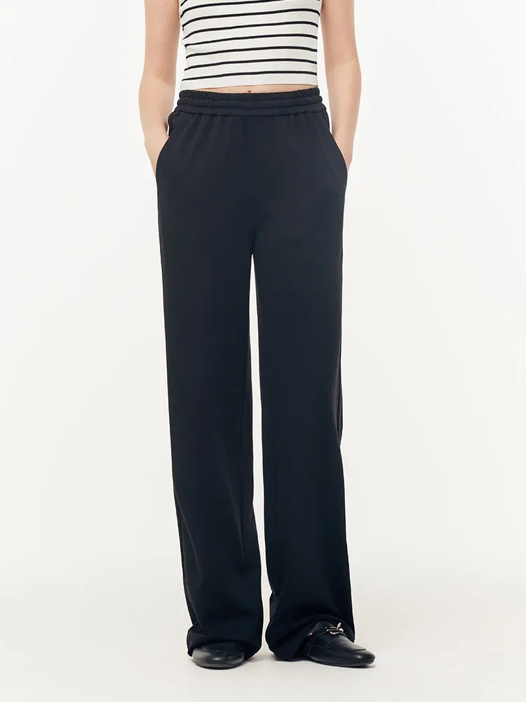 Triacetate Women Knit Straight-Leg Pants sold by Goelia