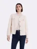 Lamb Wool Round Neck Crop Women Coat sold by Goelia