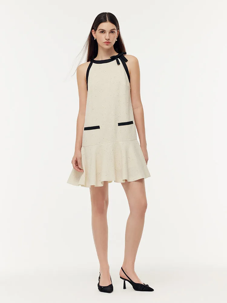 Acetate Sequins A-Line Women Mini Dress sold by Goelia product image thumbnail 3