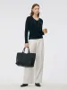 100% Cotton Cable Knit Women Sweater sold by Goelia