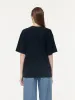 Acetate Loose Fit Letter Print Unisex T-Shirt sold by Goelia