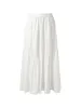 100% Cotton A-Line Elastic Waist Women Skirt sold by Goelia
