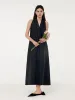 18MM Xiang Yun Silk Halterneck Women Maxi Dress With Hairband sold by Goelia