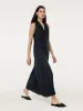 18MM Xiang Yun Silk Halterneck Women Maxi Dress With Hairband sold by Goelia