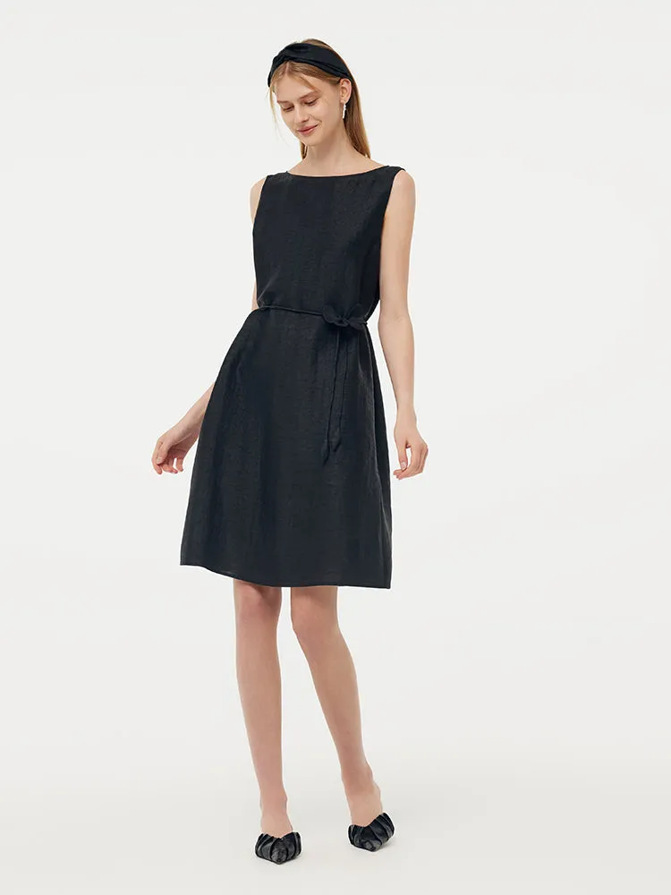 18MM Xiang Yun Silk Women Vest Mini Dress With Belt And Hairband sold by Goelia product image thumbnail 4