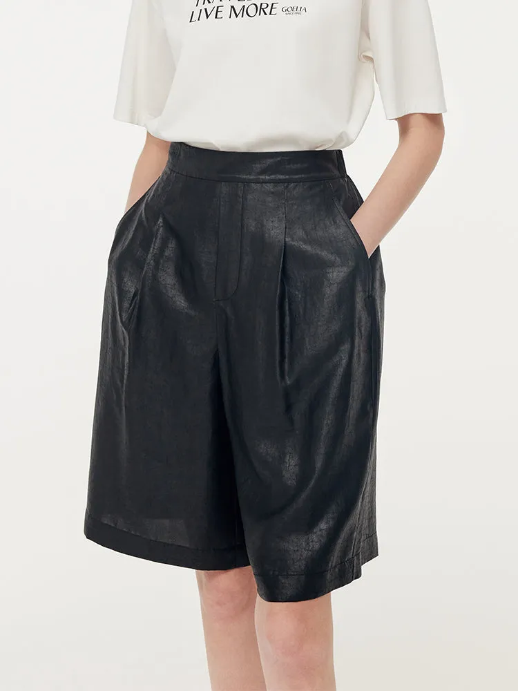 16MM Xiang Yun Silk Unisex Knee Length Shorts sold by Goelia