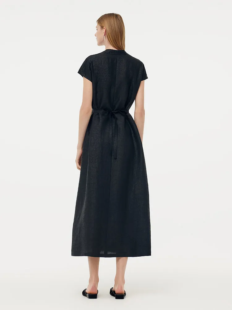 18MM Xiang Yun Silk Adjustable Waist Women Midi Dress sold by Goelia product image thumbnail 4