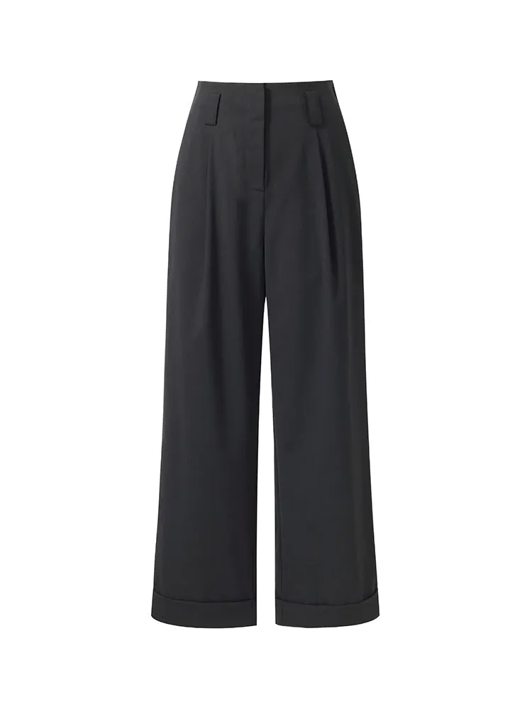 Machine Washable Wool Blend Women Straight Ankle Length Pants sold by Goelia product image thumbnail 5