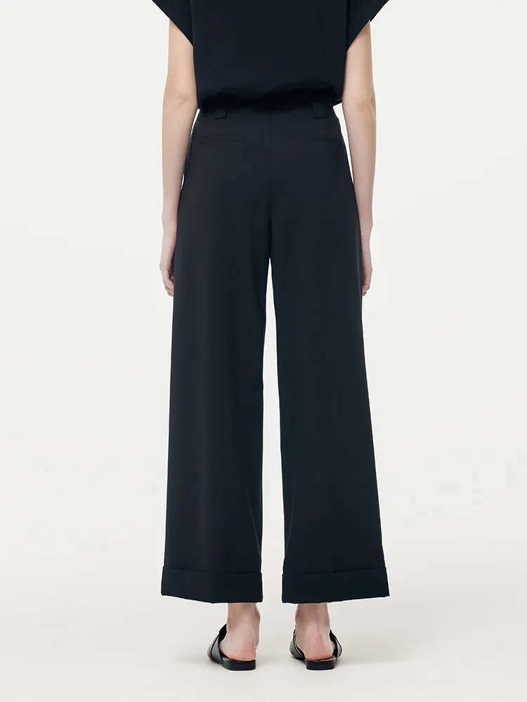 Machine Washable Wool Blend Women Straight Ankle Length Pants sold by Goelia product image thumbnail 3