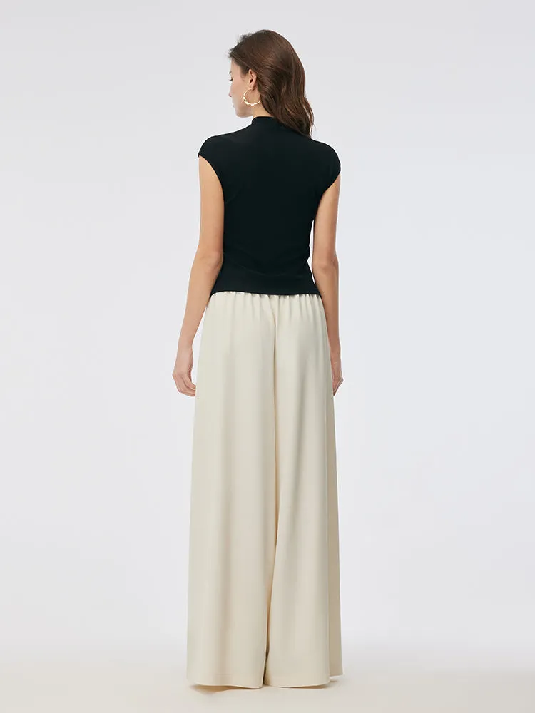 Acetate V-Neck Cap Sleeve Women Top sold by Goelia product image thumbnail 3