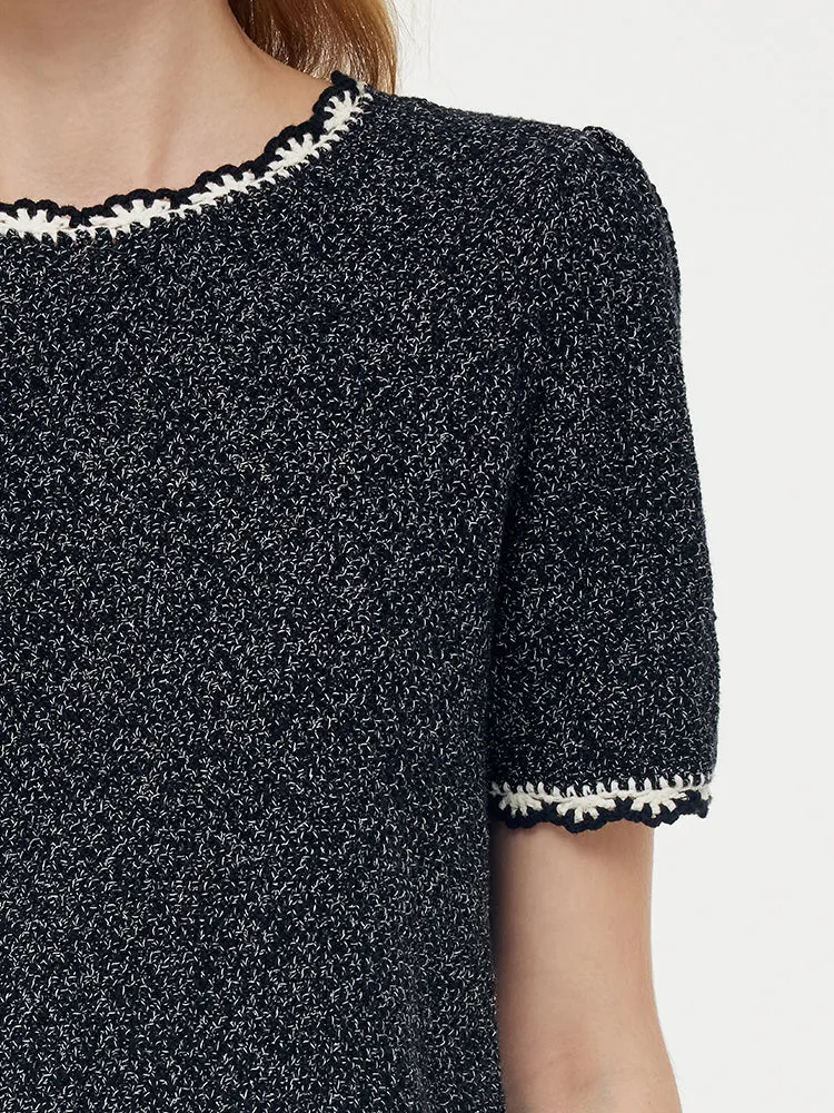 Cotton Glitter Women Knit Top sold by Goelia product image thumbnail 2