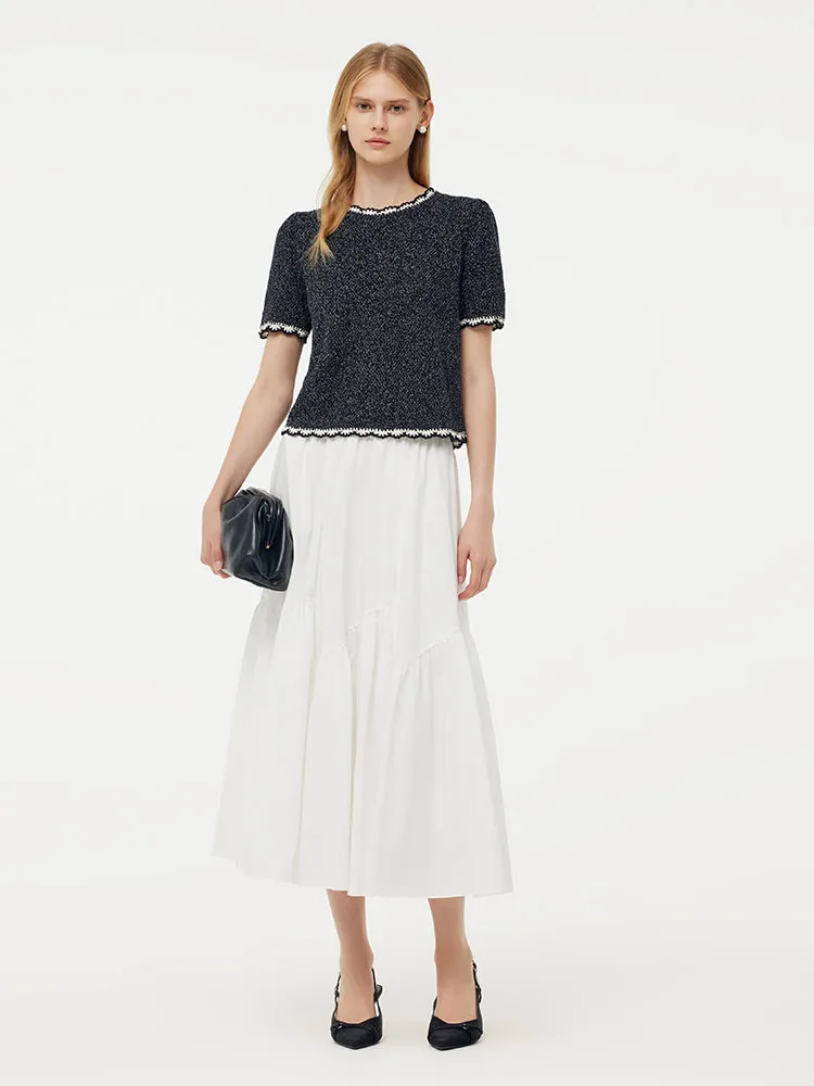 Cotton Glitter Women Knit Top sold by Goelia product image thumbnail 3