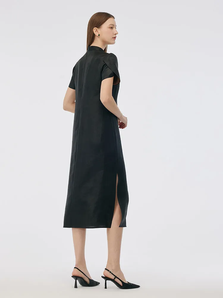 19MM Xiang Yun Silk Women Qipao Midi Dress sold by Goelia product image thumbnail 3