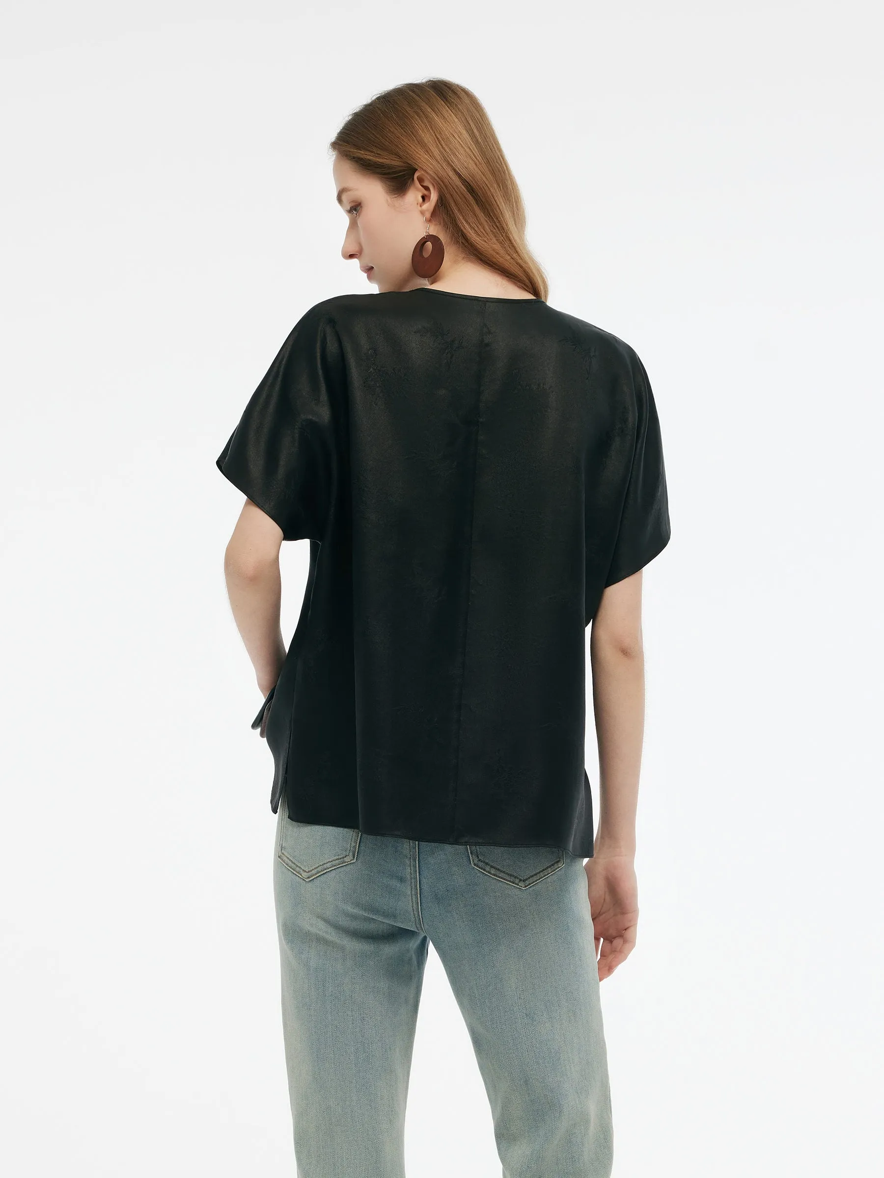 19MM Xiang Yun Silk Jade Bead Button Women T-Shirt sold by Goelia product image thumbnail 4