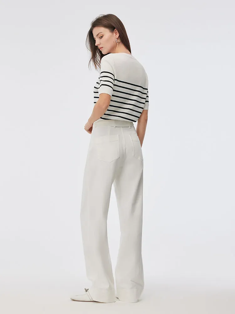 Lyocell-blend Women Short Sleeve Cardigan sold by Goelia product image thumbnail 3