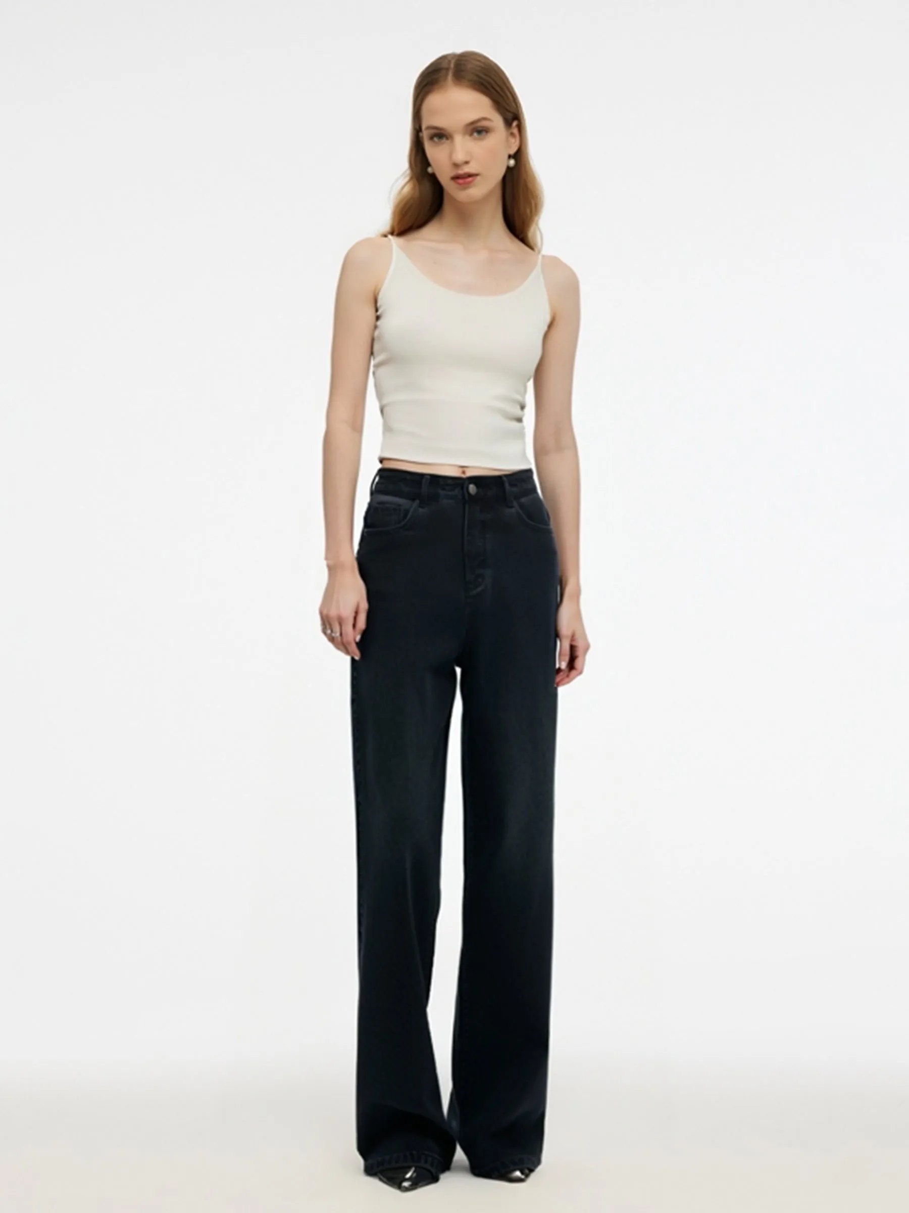 Cream Women Camisole With Detachable Chest Pads sold by Goelia product image thumbnail 3