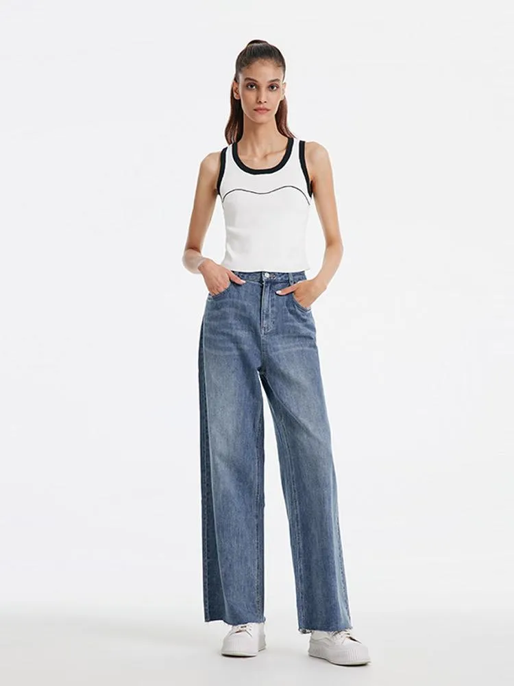 Acetate Cotton Tight Fit Women Tank Top sold by Goelia product image thumbnail 3