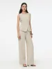 100% Linen Vest And Pants Two-Piece Set sold by Goelia