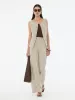 100% Linen Vest And Pants Two-Piece Set sold by Goelia