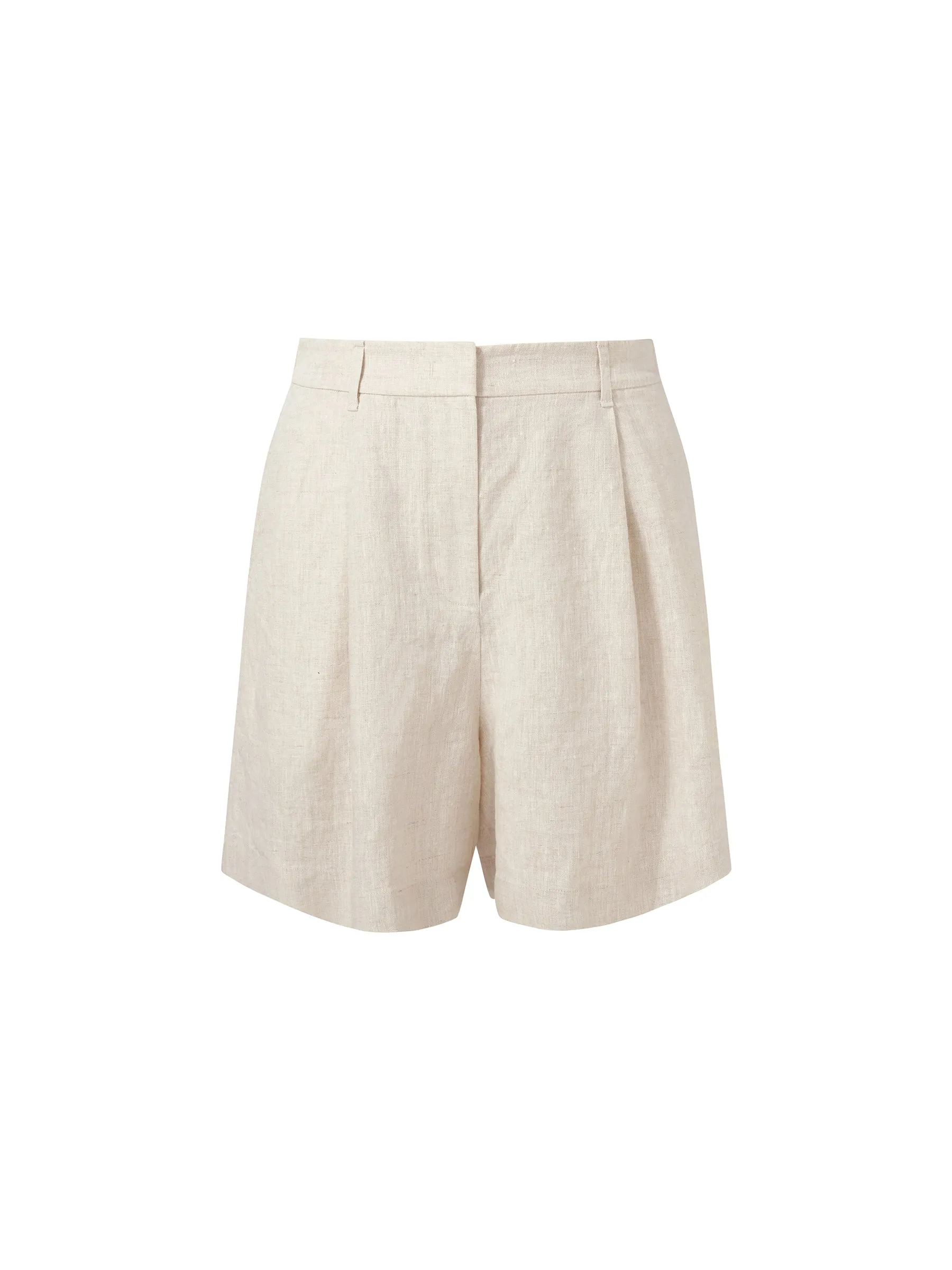 100% Linen Women Pocket Shorts sold by Goelia product image thumbnail 5