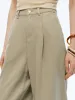 Denim High-Waisted Women Straight Palazzo Jeans sold by Goelia