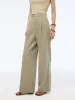 Denim High-Waisted Women Straight Palazzo Jeans sold by Goelia