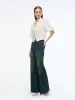 100% Cotton Puff Sleeve Women Shirt sold by Goelia