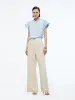 Ruffle Collar V-Neck Women Puff Sleeve Blouse sold by Goelia