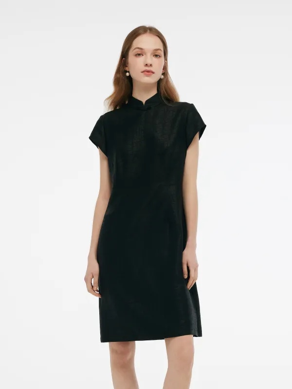 18MM Xiang Yun Silk Women Qipao Mini Dress sold by Goelia