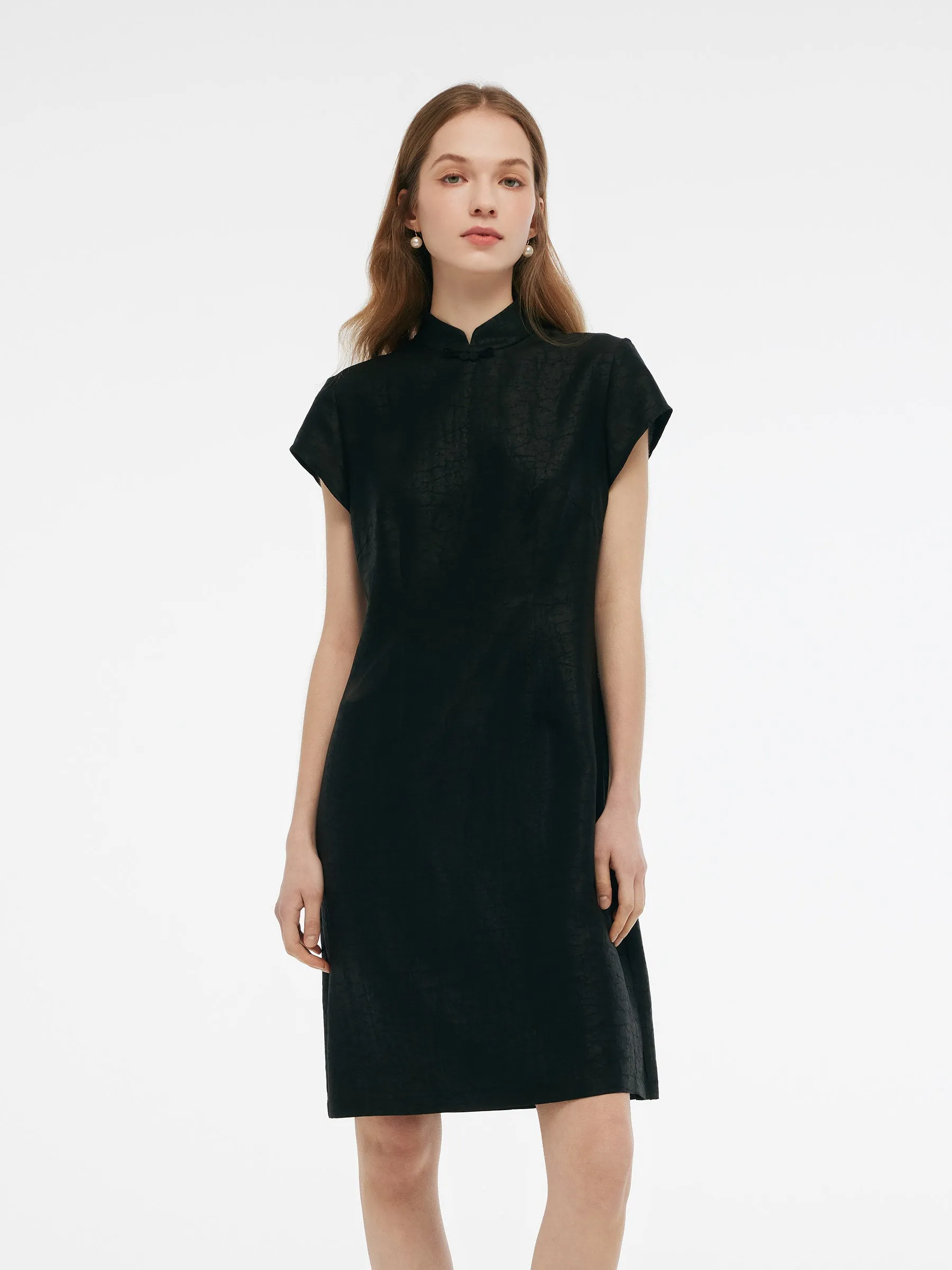 18MM Xiang Yun Silk Women Qipao Mini Dress sold by Goelia