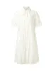Tencel Blend Women Tiered Mini Dress With Ribbon sold by Goelia
