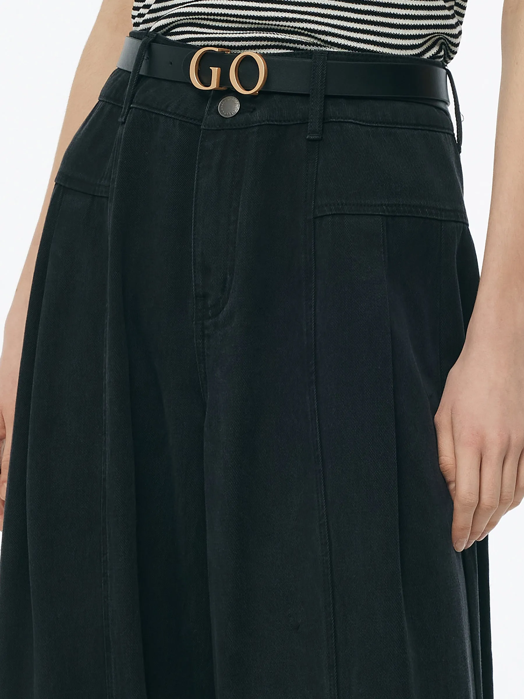 Denim Women High-Waisted Wide Leg Jeans sold by Goelia product image thumbnail 5