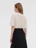 Tencel Blend V-Neck Women Blouse sold by Goelia