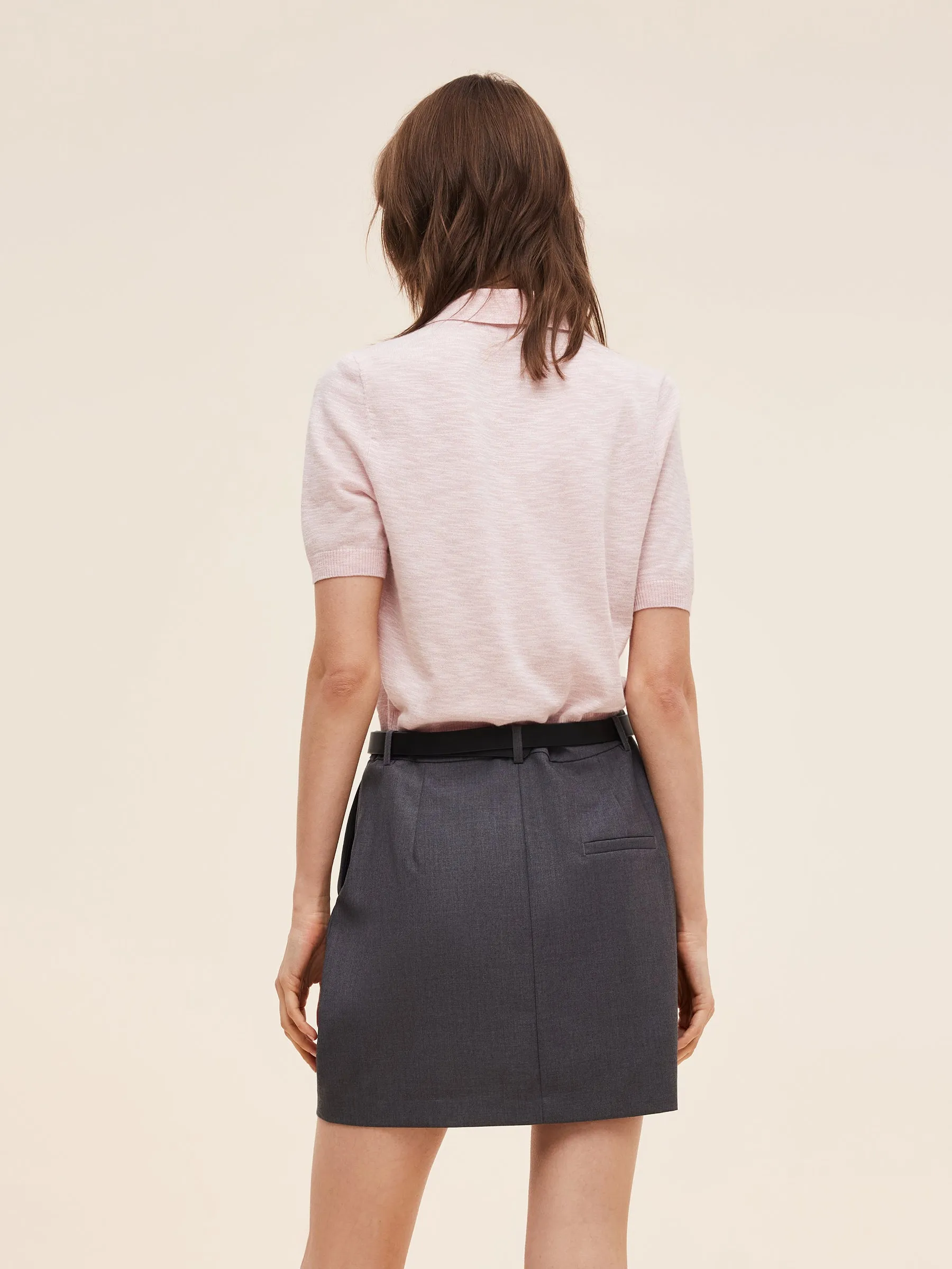 Stretchy Lapel Women Pullover Knit Top sold by Goelia product image thumbnail 3