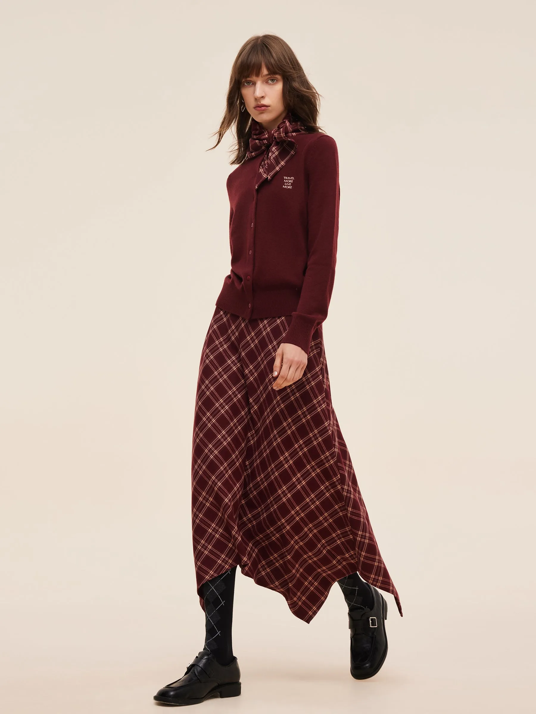 100% Wool Letter Embroidered Women Cardigan sold by Goelia product image thumbnail 5