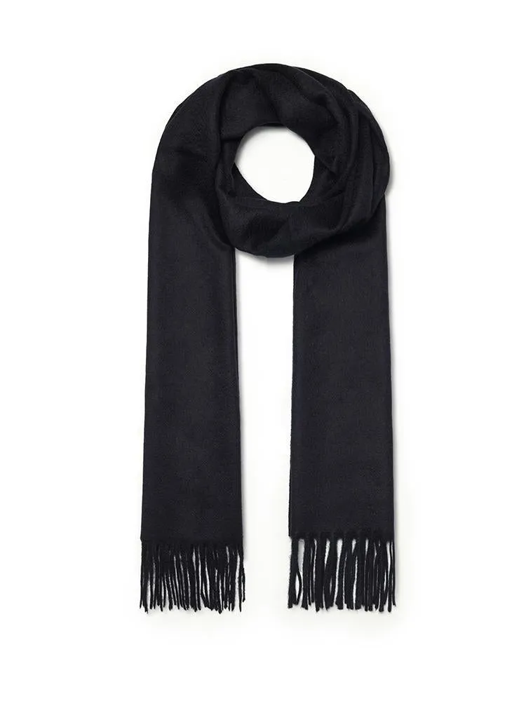 Pure Cashmere Fringe Plaid Scarf sold by Goelia product image thumbnail 2